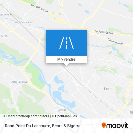 Rond-Point Du Lescourre plan