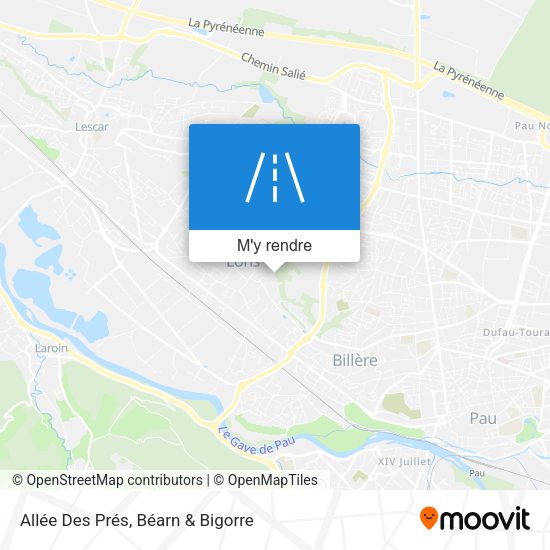 Allée Des Prés plan