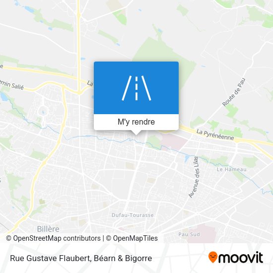 Rue Gustave Flaubert plan