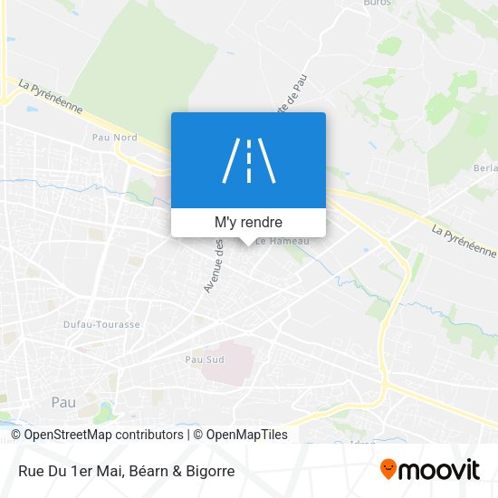 Rue Du 1er Mai plan