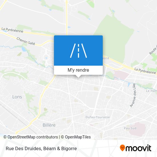 Rue Des Druides plan