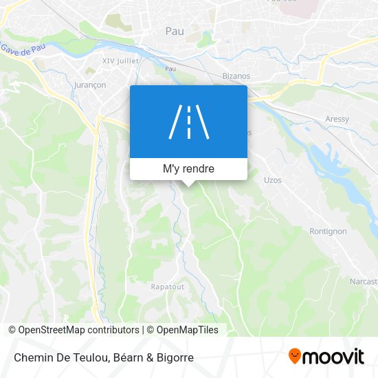 Chemin De Teulou plan
