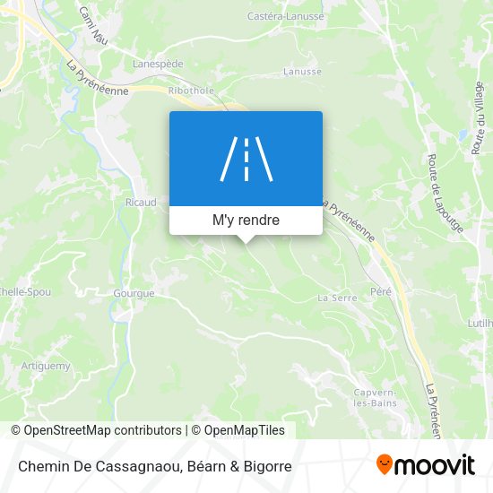 Chemin De Cassagnaou plan