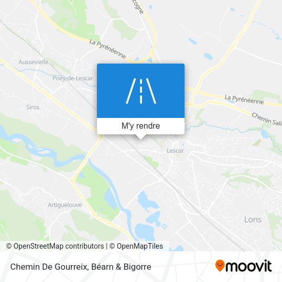 Chemin De Gourreix plan