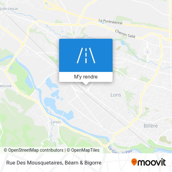 Rue Des Mousquetaires plan
