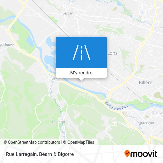 Rue Larregain plan