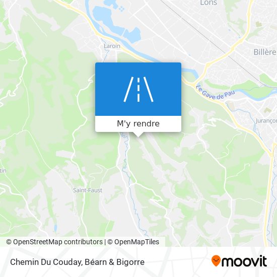 Chemin Du Couday plan