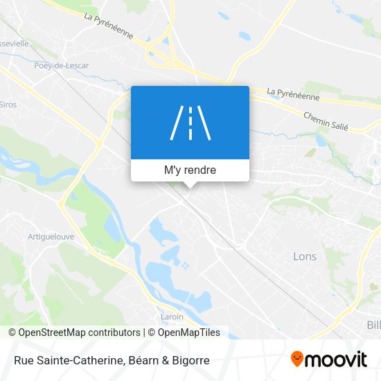 Rue Sainte-Catherine plan