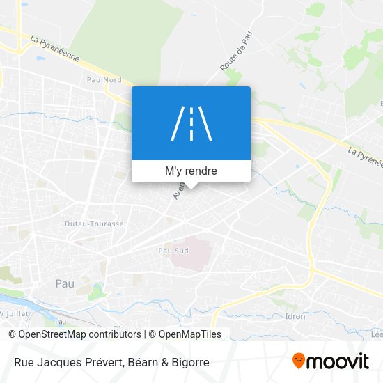 Rue Jacques Prévert plan