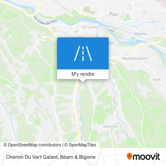Chemin Du Vert Galant plan