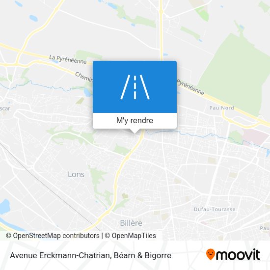 Avenue Erckmann-Chatrian plan