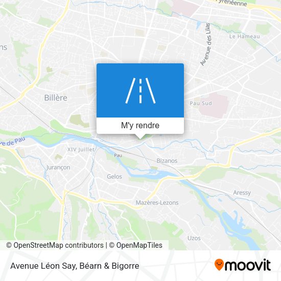 Avenue Léon Say plan