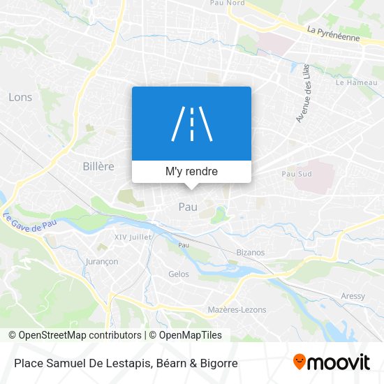 Place Samuel De Lestapis plan