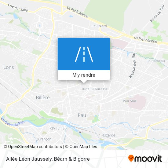 Allée Léon Jaussely plan