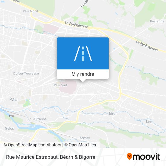 Rue Maurice Estrabaut plan