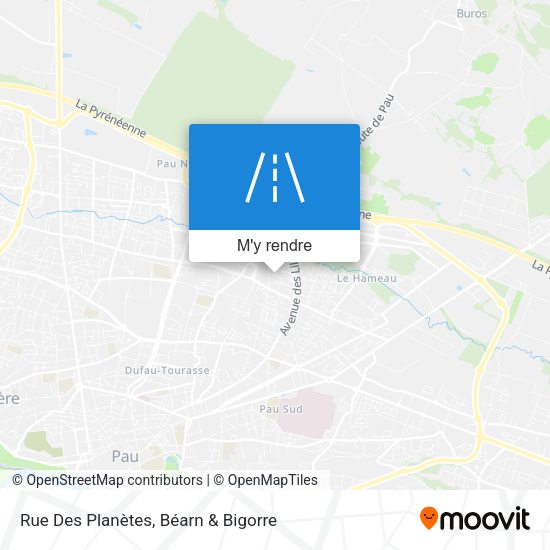 Rue Des Planètes plan