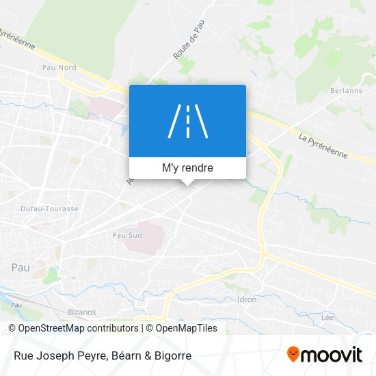 Rue Joseph Peyre plan