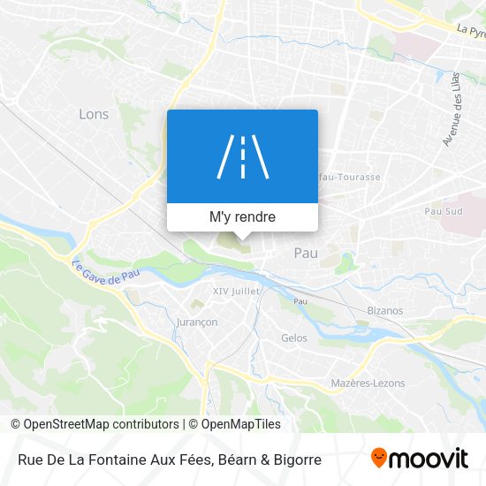 Rue De La Fontaine Aux Fées plan