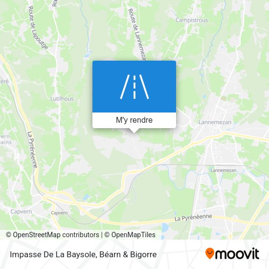 Impasse De La Baysole plan