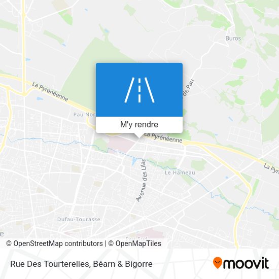 Rue Des Tourterelles plan
