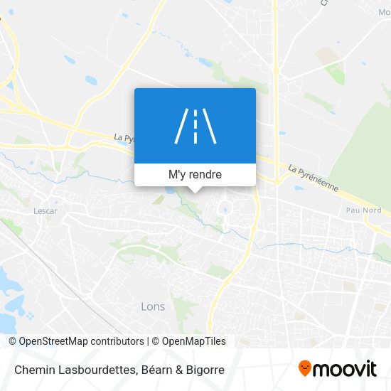 Chemin Lasbourdettes plan