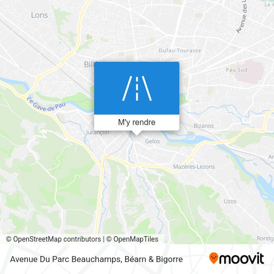 Avenue Du Parc Beauchamps plan