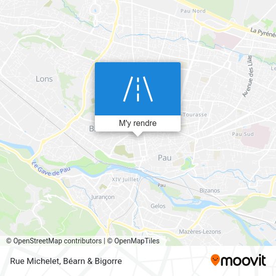 Rue Michelet plan