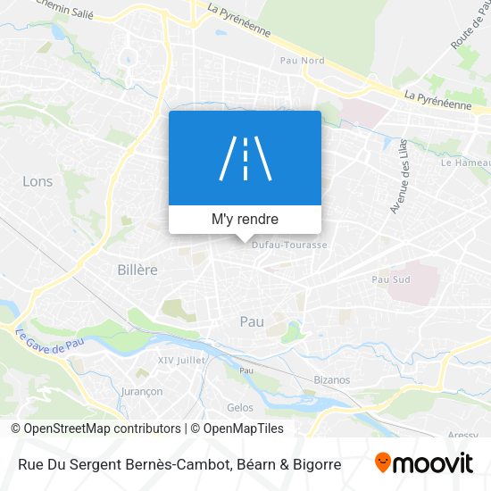 Rue Du Sergent Bernès-Cambot plan