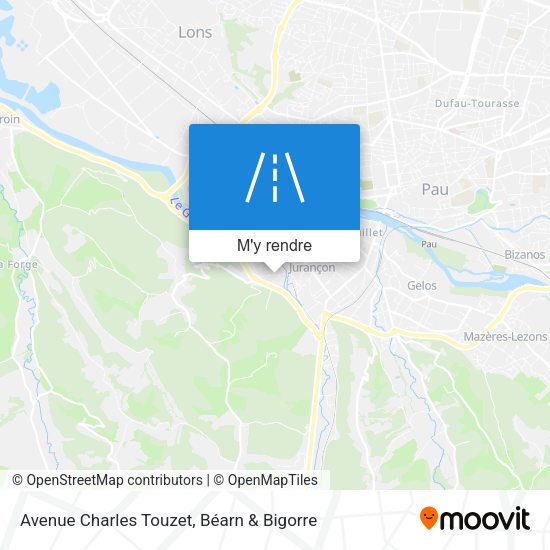 Avenue Charles Touzet plan