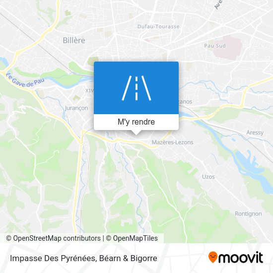 Impasse Des Pyrénées plan