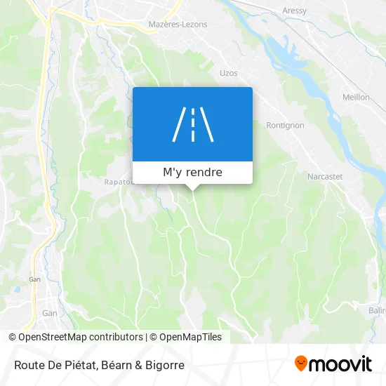 Route De Piétat plan