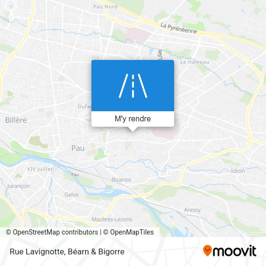 Rue Lavignotte plan