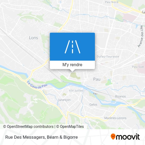 Rue Des Messagers plan