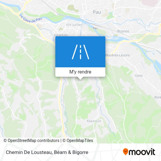 Chemin De Lousteau plan