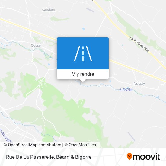 Rue De La Passerelle plan