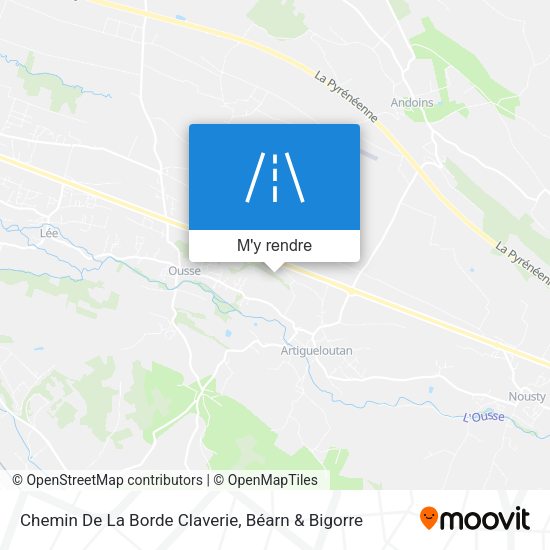 Chemin De La Borde Claverie plan