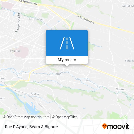 Rue D'Ayous plan