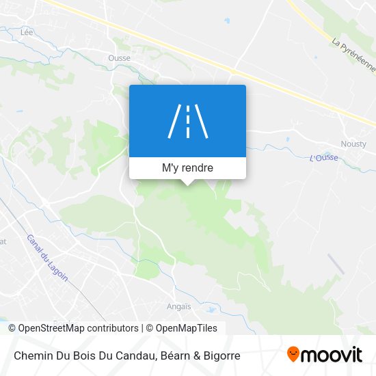 Chemin Du Bois Du Candau plan