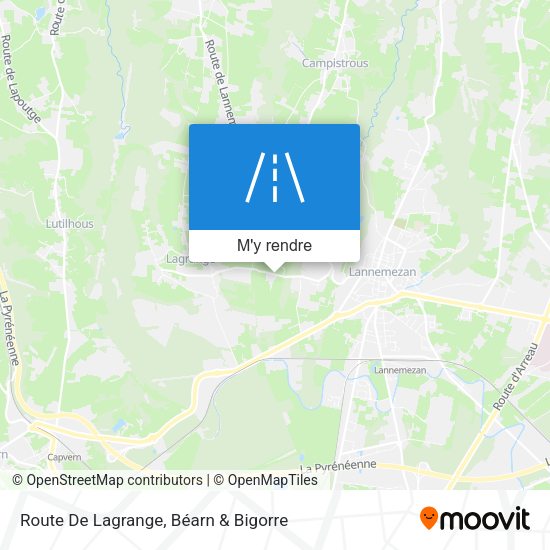 Route De Lagrange plan