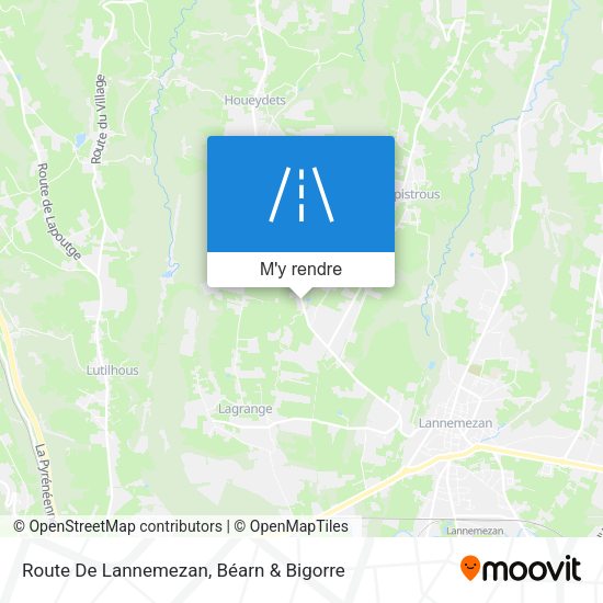 Route De Lannemezan plan