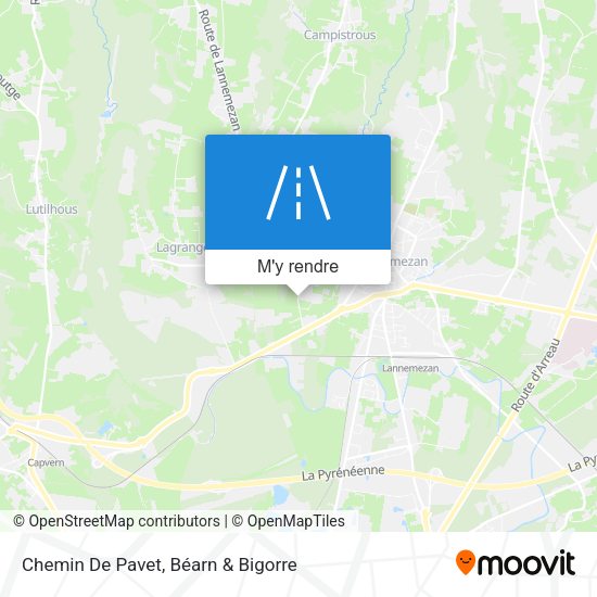 Chemin De Pavet plan