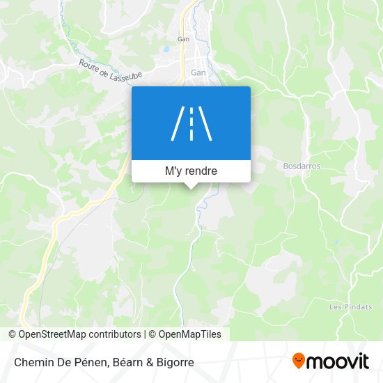 Chemin De Pénen plan