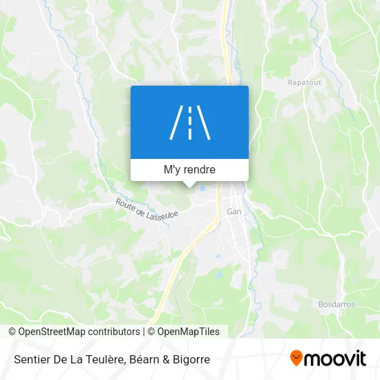 Sentier De La Teulère plan