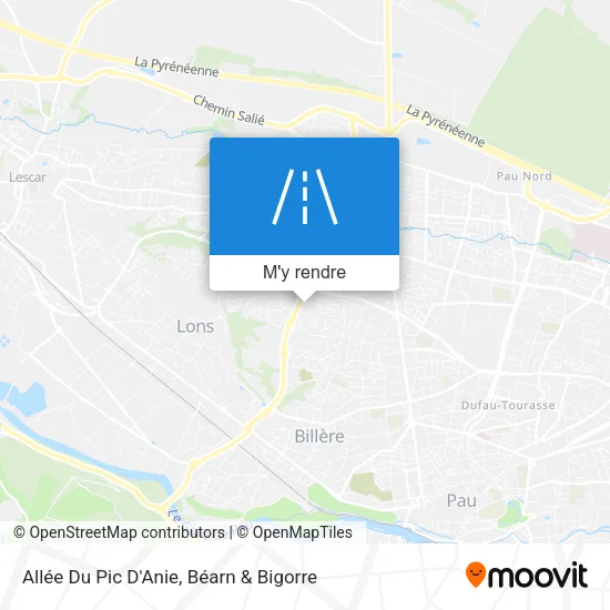 Allée Du Pic D'Anie plan