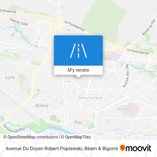 Avenue Du Doyen Robert Poplawski plan
