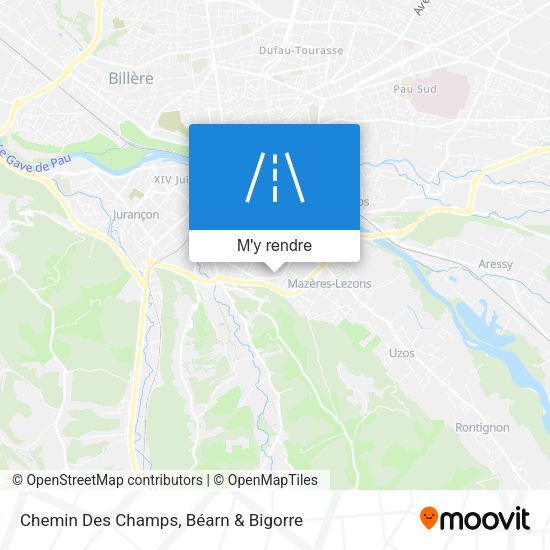 Chemin Des Champs plan