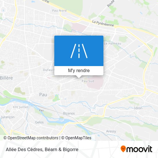 Allée Des Cèdres plan