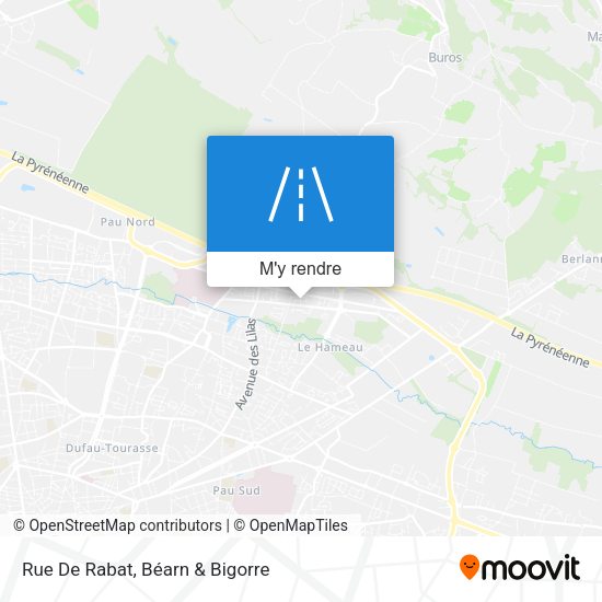 Rue De Rabat plan