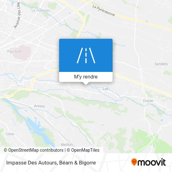 Impasse Des Autours plan