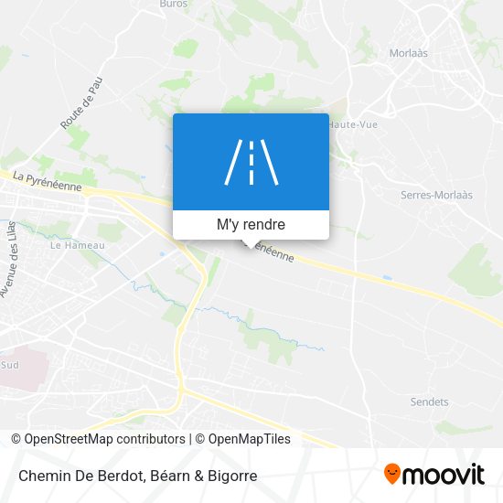 Chemin De Berdot plan